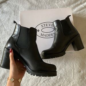 Steve Madden Leather Booties